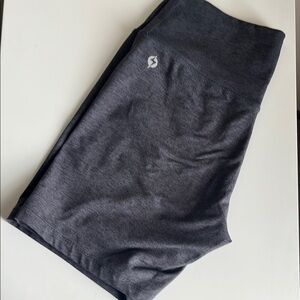 Popflex Heather Gray Biker Shorts - Large